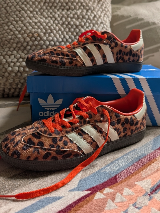 adidas Shoes - adidas Leopard Print "Cheetah Pack" with Orange Accents